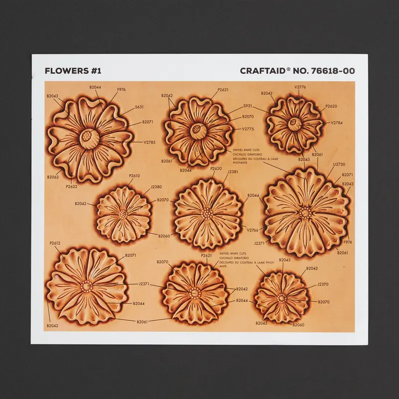 Craftaid® Floral Motif Stamp Set #1 1
