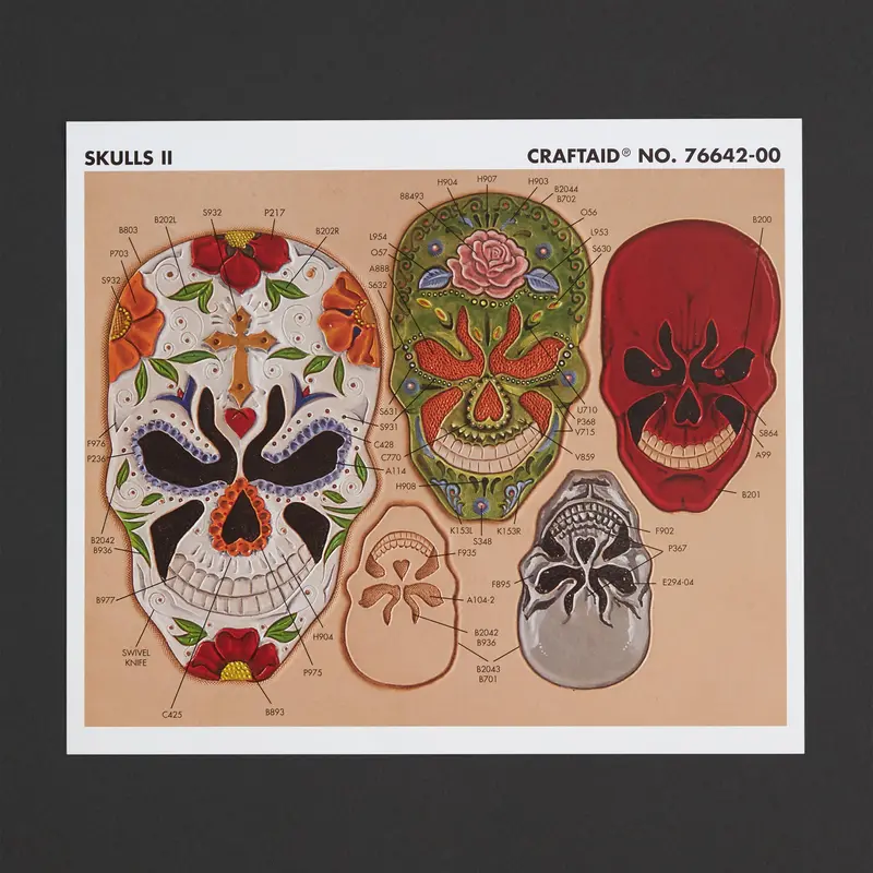 Craftaid® Skull Collection Ii – Assorted Designs 1