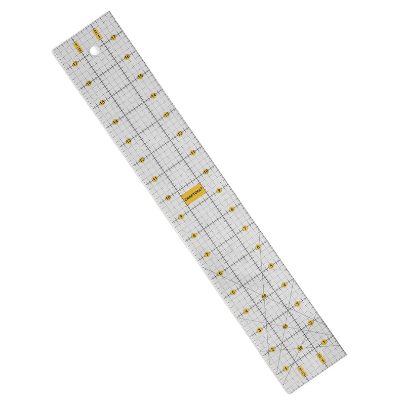 Craftool® 18-Inch Heavy-Duty Grid Ruler For Accurate Leather Marking 1