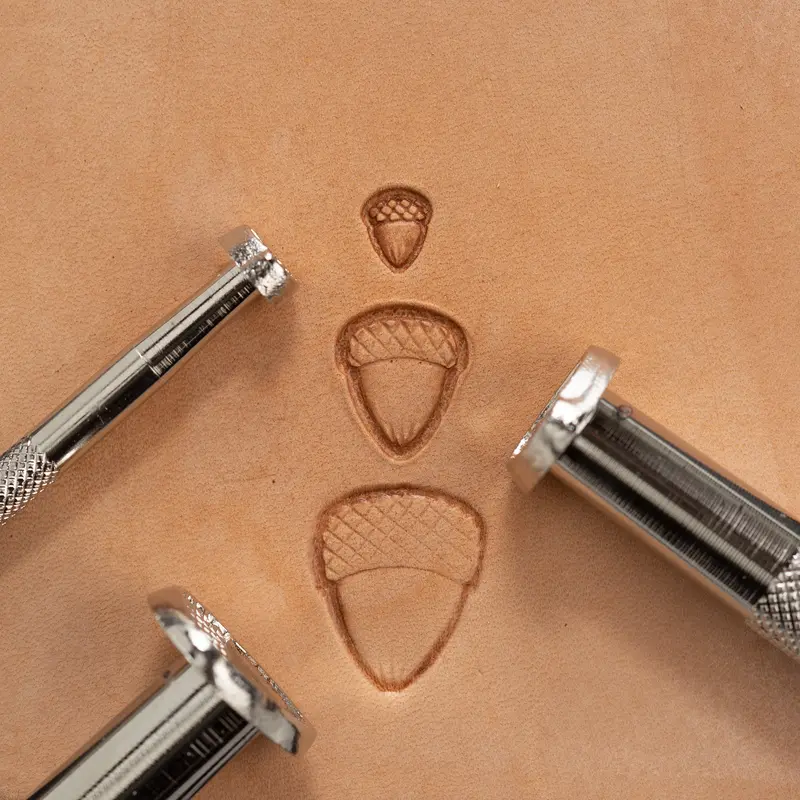 Craftool Acorn-Themed Leather Stamp For Nature-Inspired Designs 1