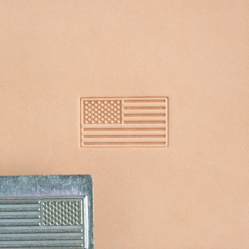 Craftool American Flag Leather Stamp Head 1