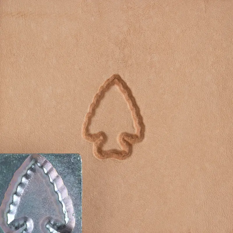 Craftool® Arrowhead Stamp Head For Native-Inspired Designs 1