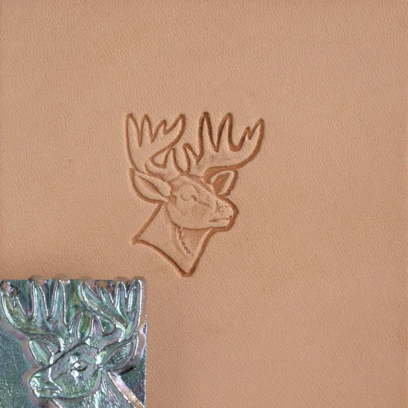 Craftool Deer Head Embossing Stamp – Solid Brass Head 1