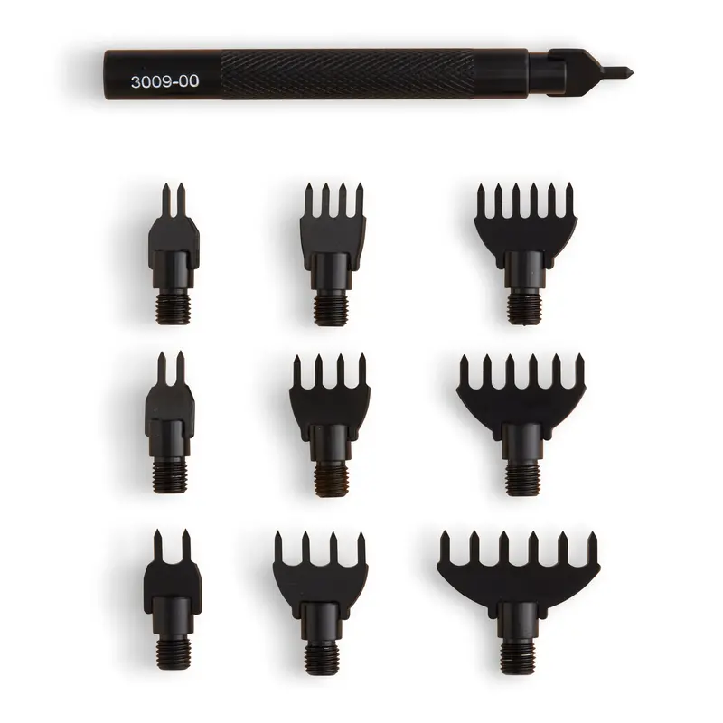 Craftool Diamond-Shaped Hole Chisel Set For Leatherwork 1