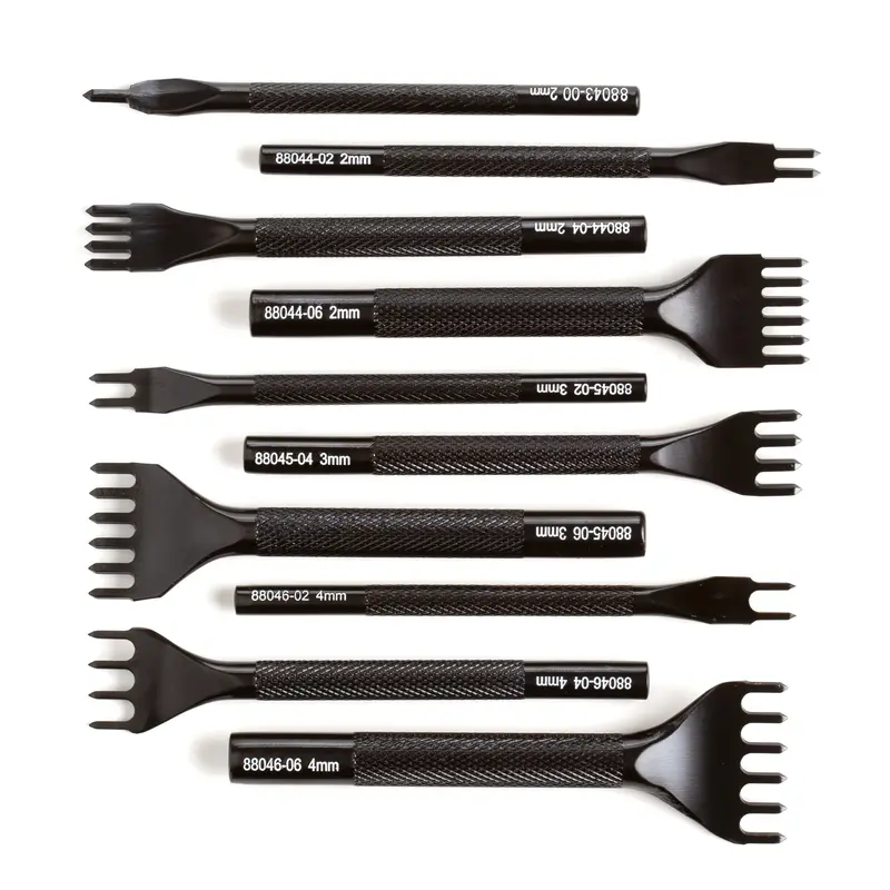 Craftool Diamond Stitching Chisel Set – Multi-Width Layout Tools 1