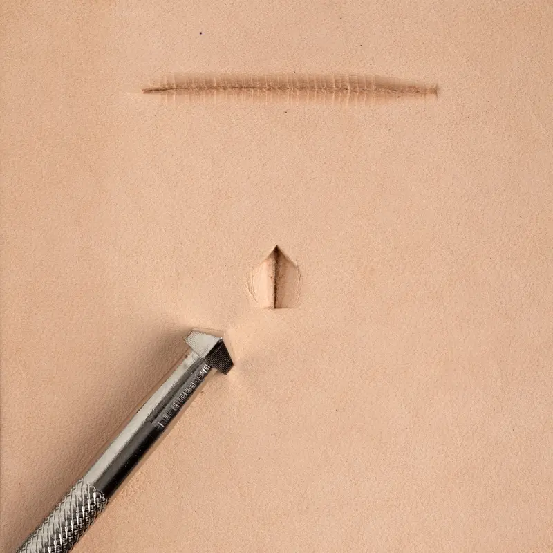 Craftool® Double-Bevel Leather Stamp For Crisp Edge Detailing 1