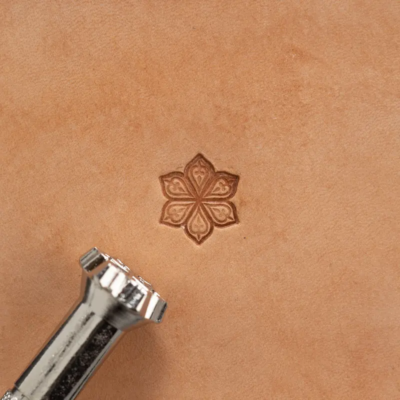 Craftool Flower Design Element Stamp – Metal Leather Embossing Tool 1