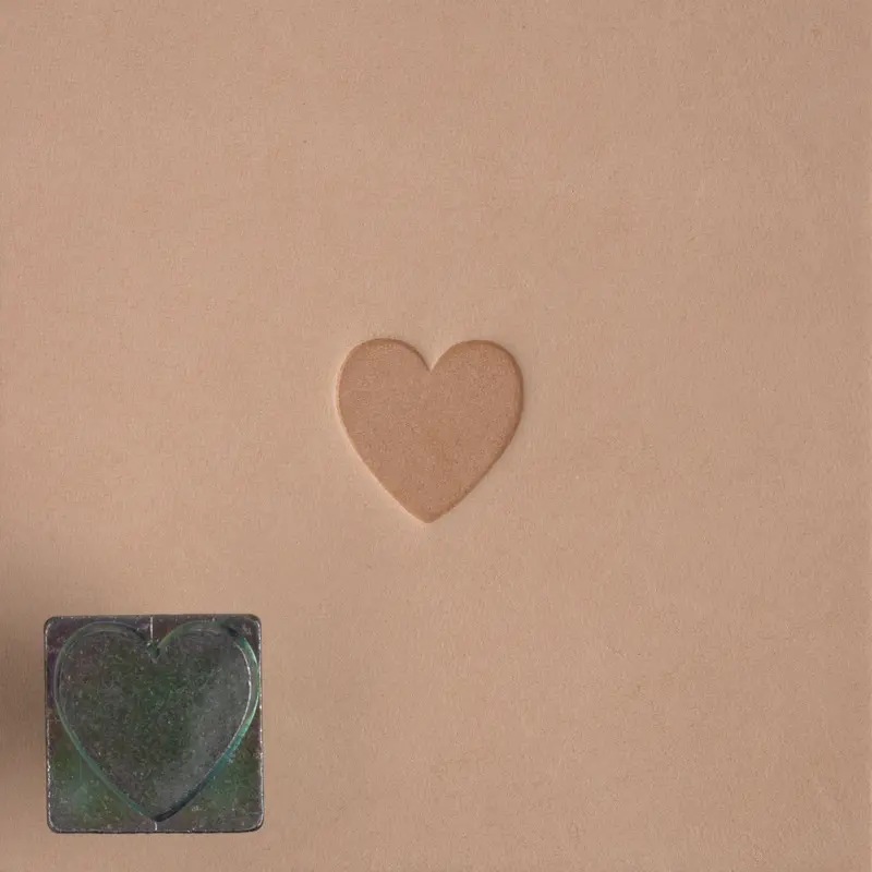 Craftool Heart-Shaped Leather Stamp Head 1