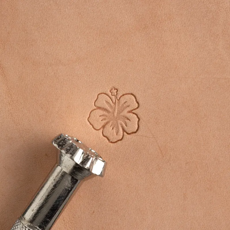 Craftool Hibiscus Flower Stamp – Tropical Botanical Accent For Leather 1