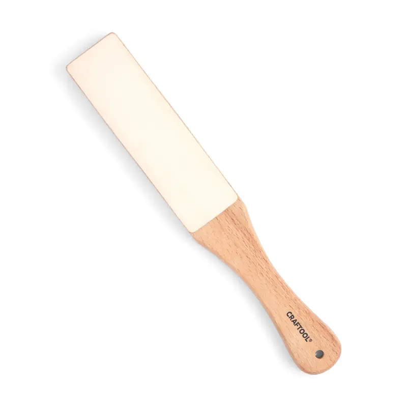 Craftool® Leather Strop With Ergonomic Wood Handle 1