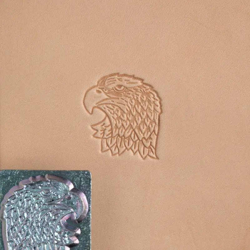Craftool Left-Facing Eagle Head Leather Stamp 1