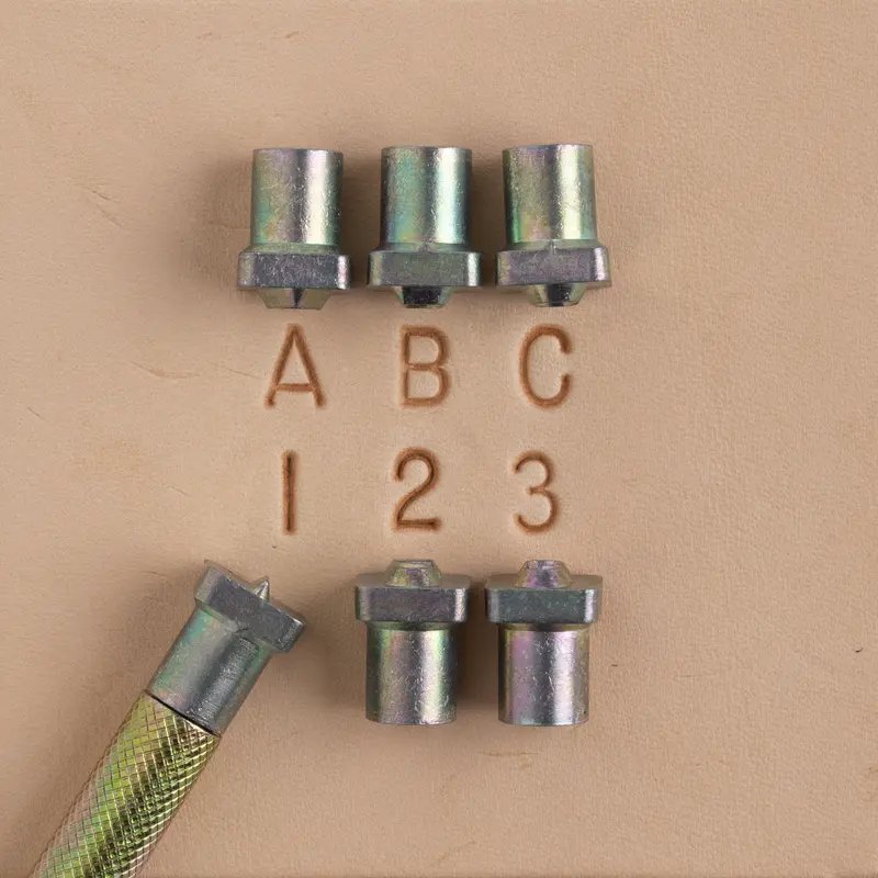 Craftool Mini Narrow Alphabet And Number Leather Stamp Set 2