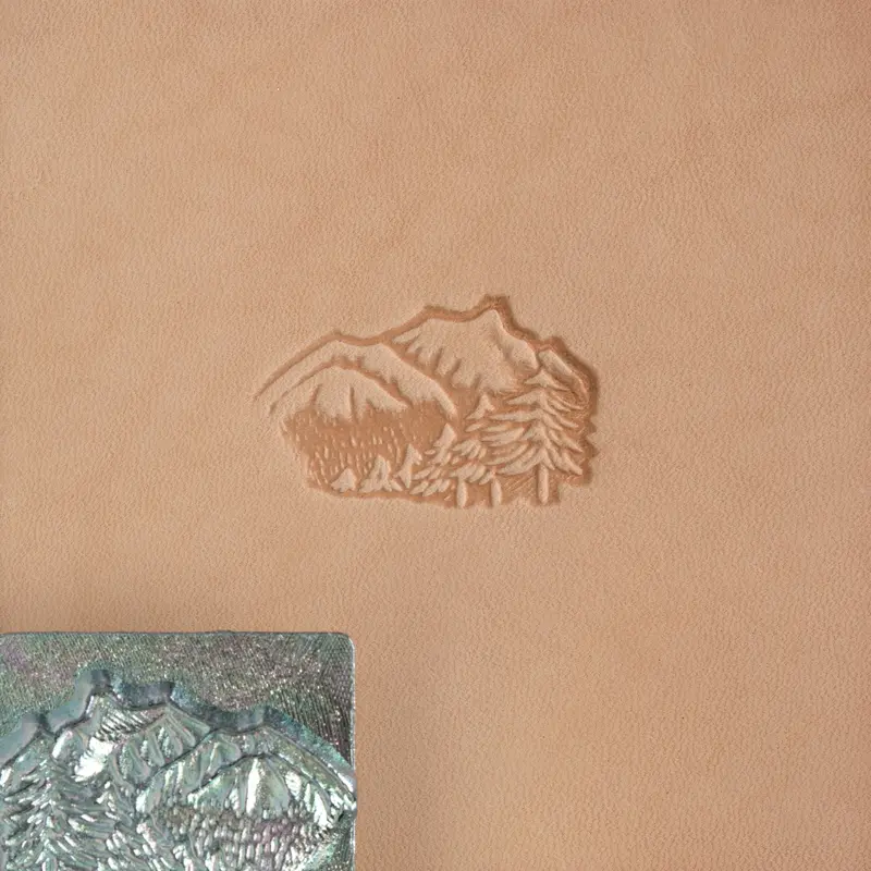 Craftool Mountain And Tree Relief Stamp Head 1