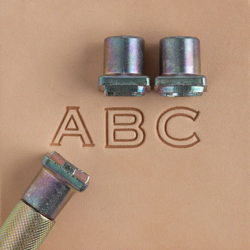 Craftool Open-Face Leather Alphabet Stamp Set 2