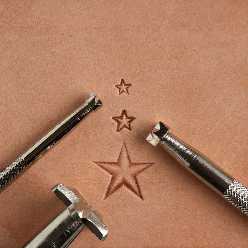 Craftool® Outlined Star Leather Stamp 1