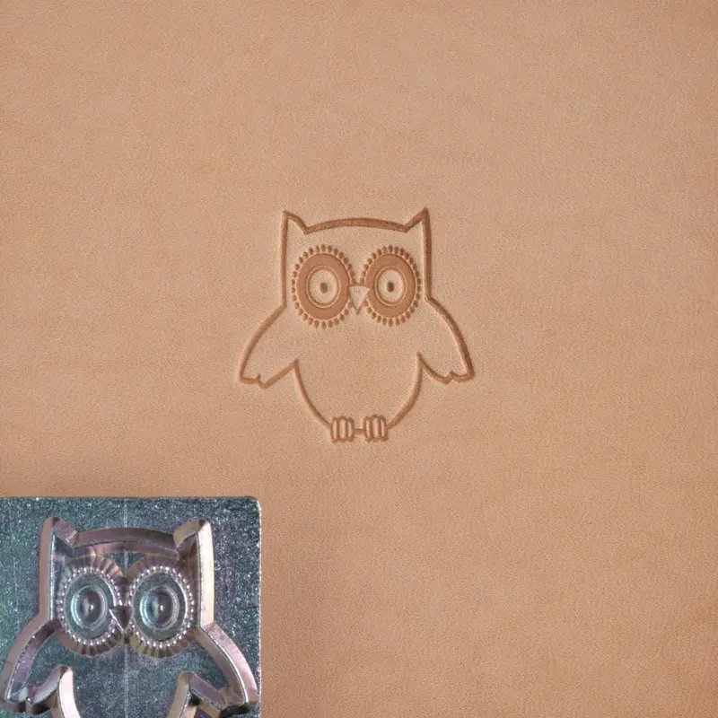 Craftool Owl Leather Stamp Head – Ornamental Wildlife Design 1