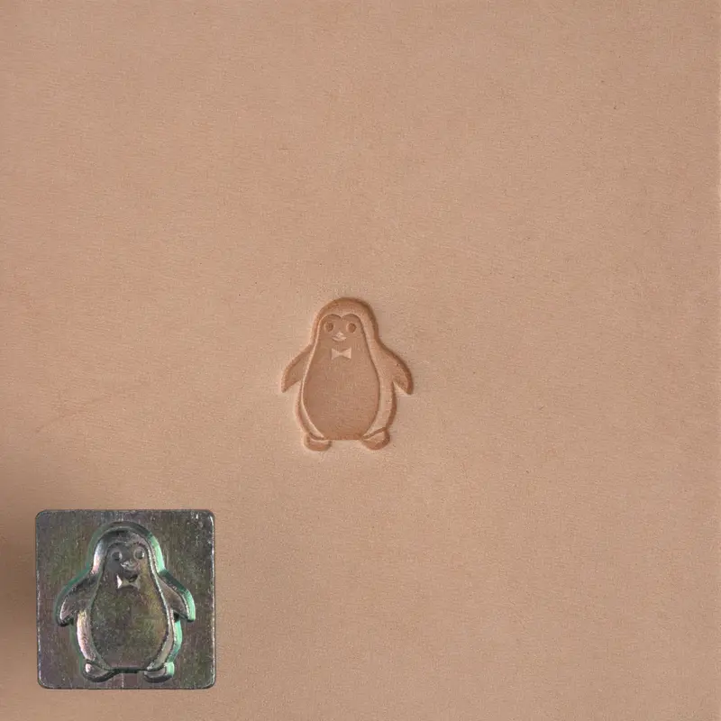Craftool Penguin Small Stamp Head For Whimsical Leather Accents 1