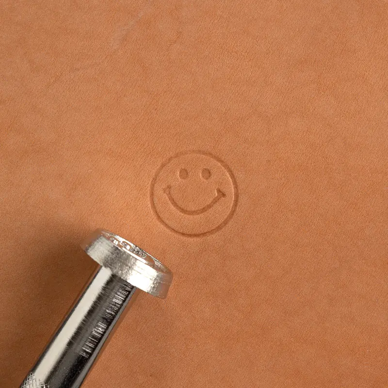 Craftool® Playful Smiley Face Leather Stamp 1