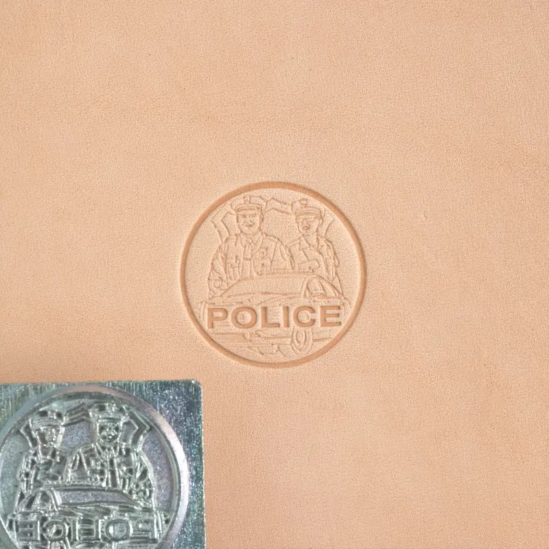 Craftool Police Badge Leather Stamp – Exclusive Final Sale Design 1