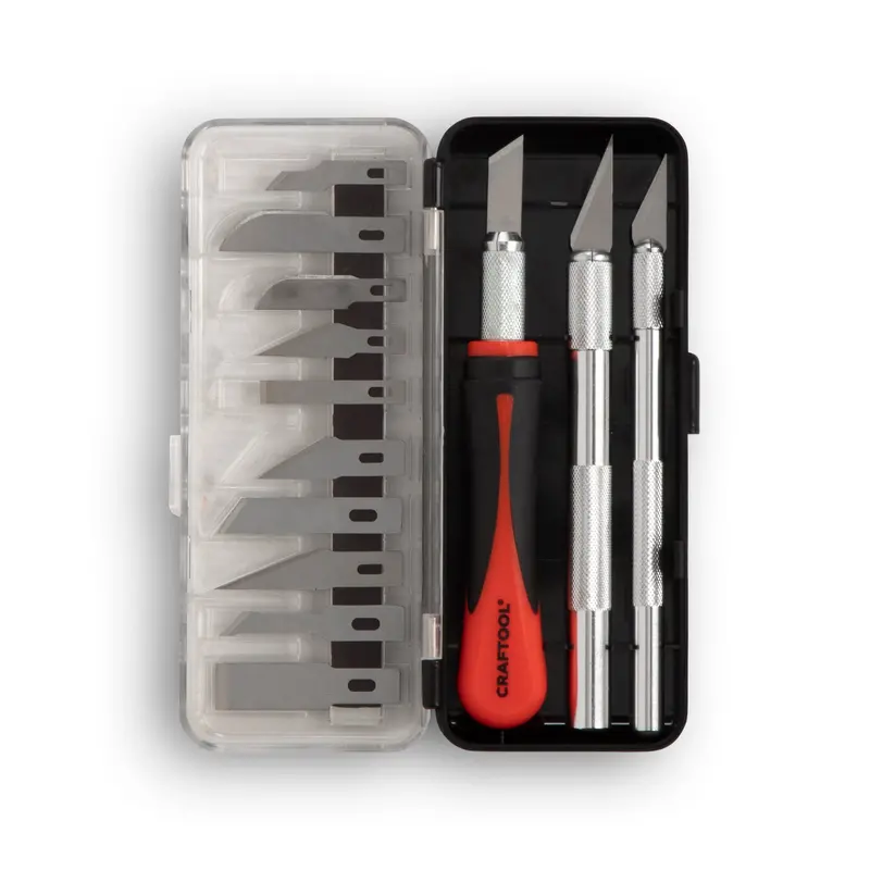 Craftool® Professional Precision Craft Knife Set For Detailed Leatherwork 1