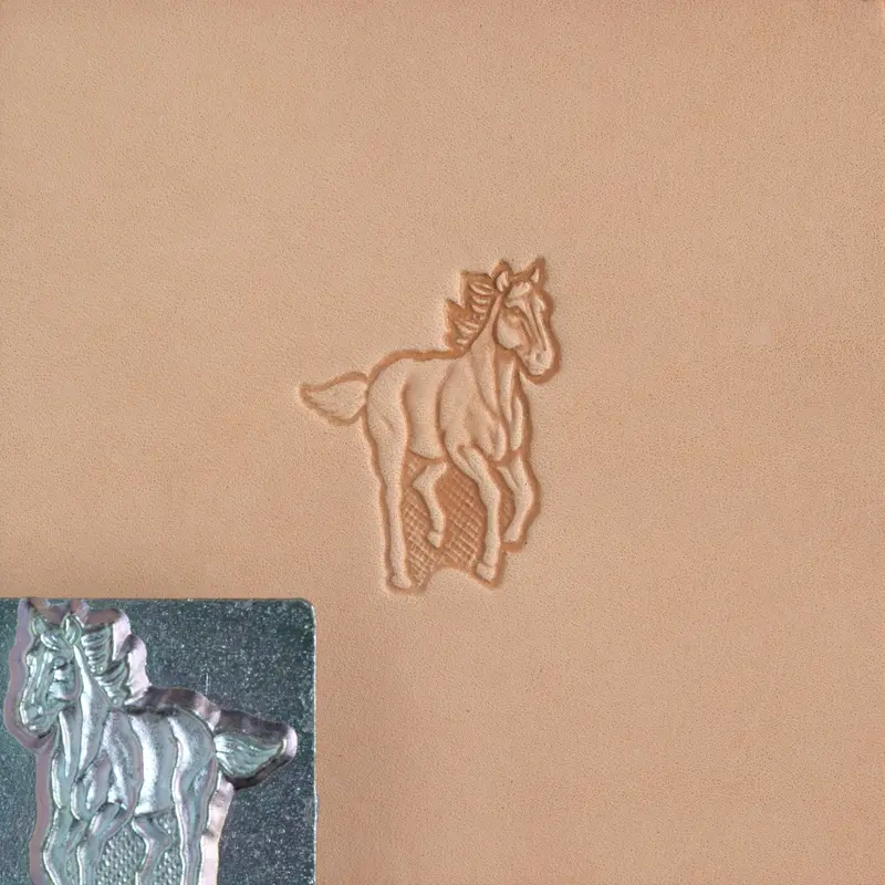 Craftool® Running Horse Stamp Head For Leather Embossing 1