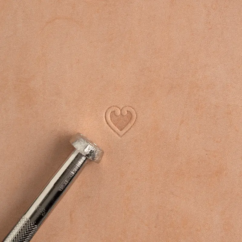 Craftool Scroll-And-Heart Leather Stamp 1