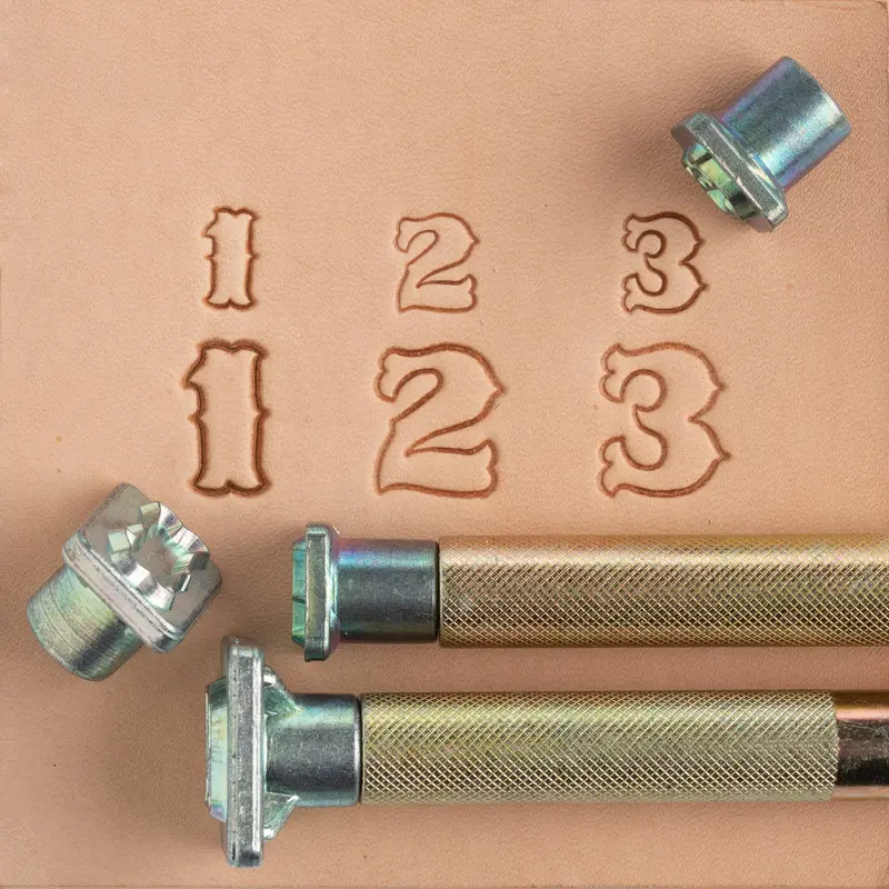 Craftool Sheridan Number Stamp Set – Vintage-Style Marking Kit 1
