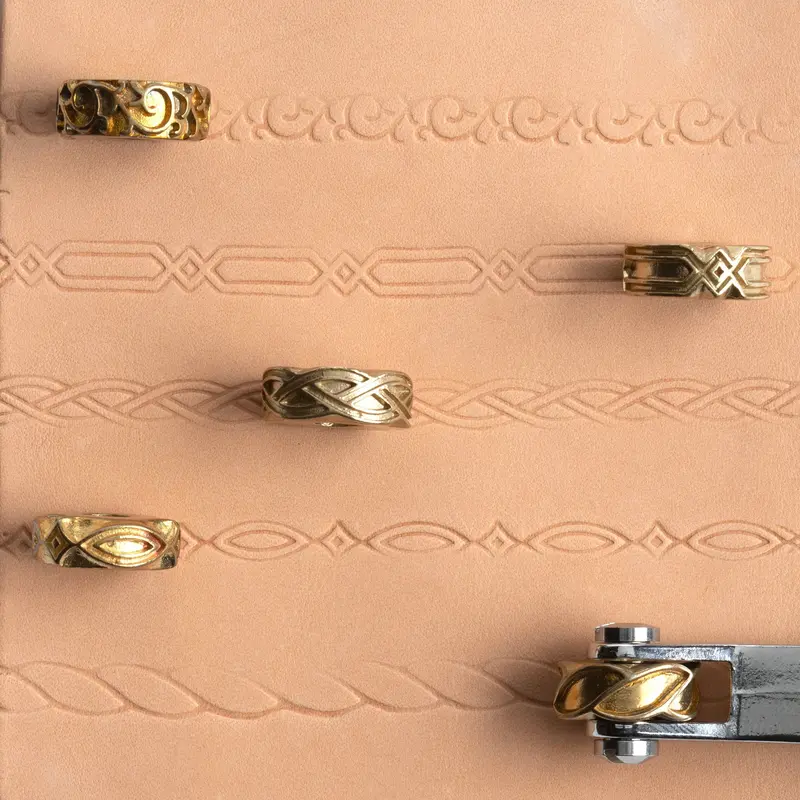 Craftool Small Embossing Wheels Set For Textured Leather Effects 1