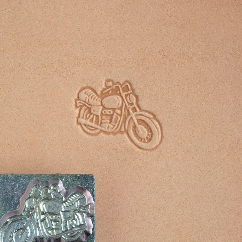 Craftool® Street Bike Motif Stamp Head For Custom Gear Detailing 1