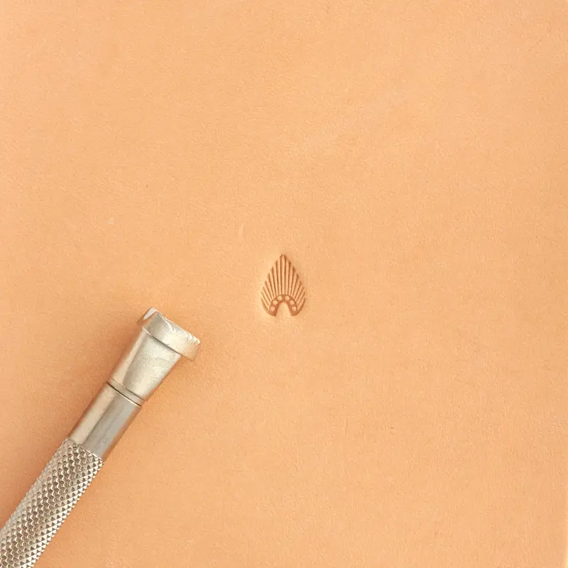 Craftool Sunburst Pattern Leather Stamp 1