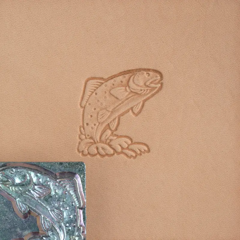Craftool Trout Stamp Head For Fishing-Themed Leather Embellishments 1