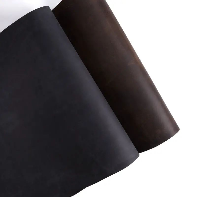 Crazy Pull-Up Water Buffalo Leather Bend Cut 1