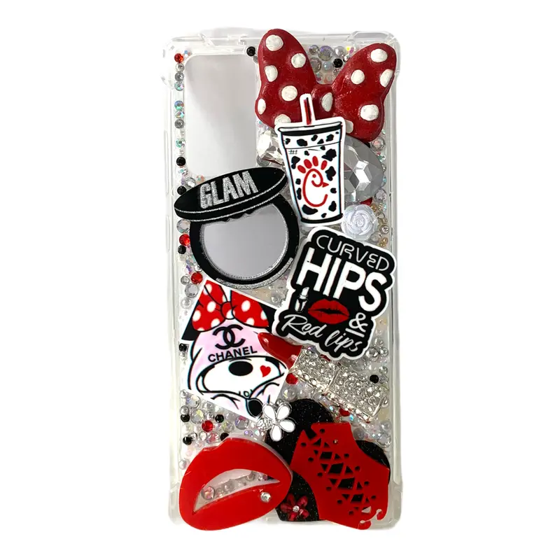 Curved Hips Themed Snap-On Case For Samsung Galaxy Note 20 – Ready To Ship With Protective Bumpers 1