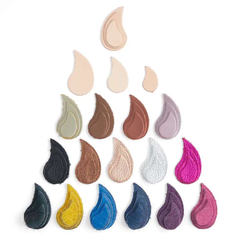 Curved Teardrop Mini Shape Punches – 60-Piece Craft Die Set (Final Sale) 1