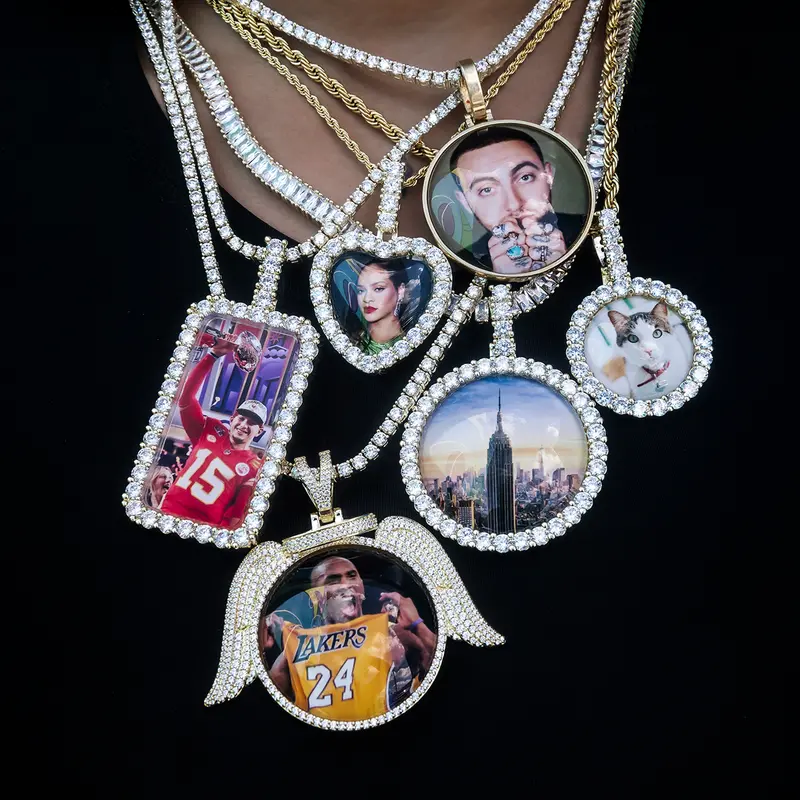 Custom 3D Photo Pendant – Sterling Silver Or Gold Vermeil 1
