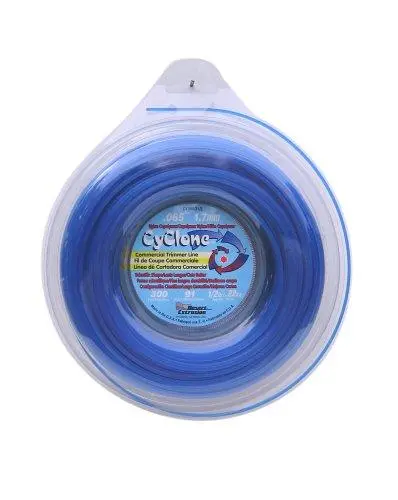 Cyclone Commercial-Grade Grass Trimmer Line – .065" X 300' Blue Spool With 6-Blade Design, 1/2 Lb Weight 1