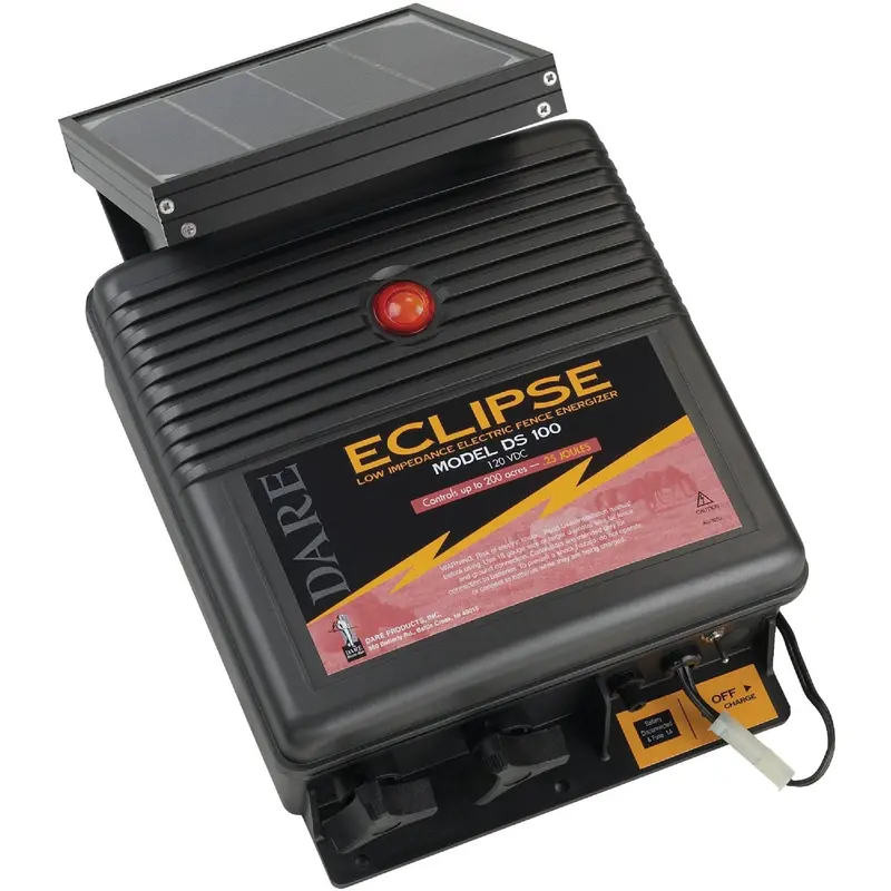Dare Eclipse Electric Fence Energizer – 100-Acre Coverage, Low-Impedance Charger 1