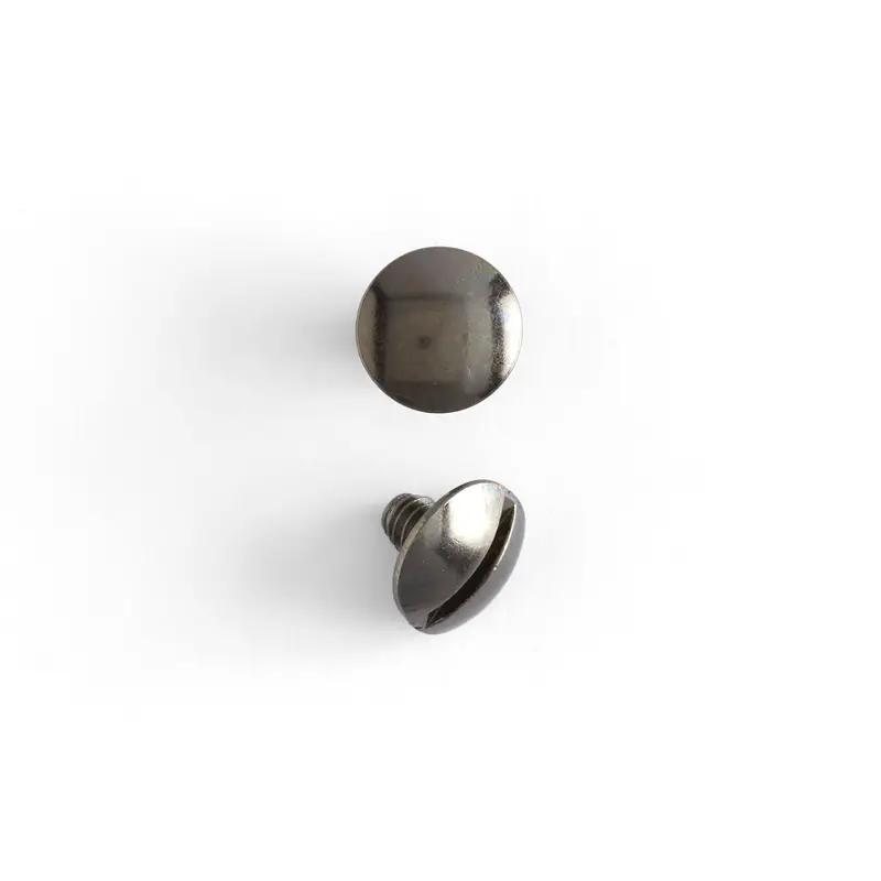 Dark Gunmetal Chicago Screws (100-Pack) 1