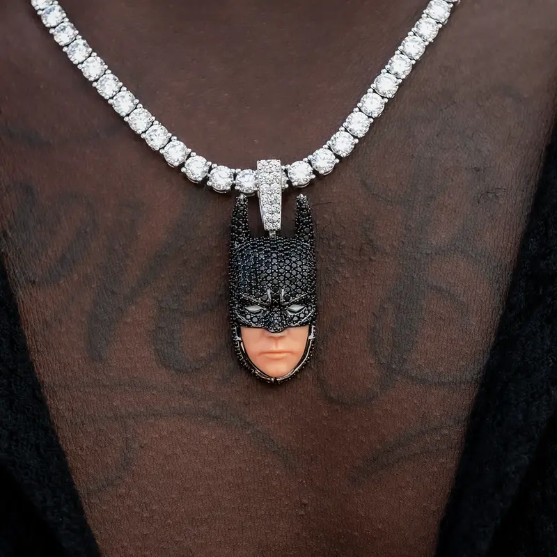 Dc Comics Batman Bust Necklace – Detailed Sculpted Pendant 1