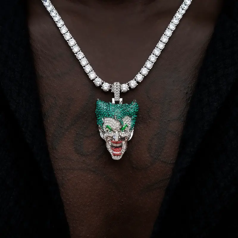 Dc Official Joker Portrait Necklace – Premium Finish 1