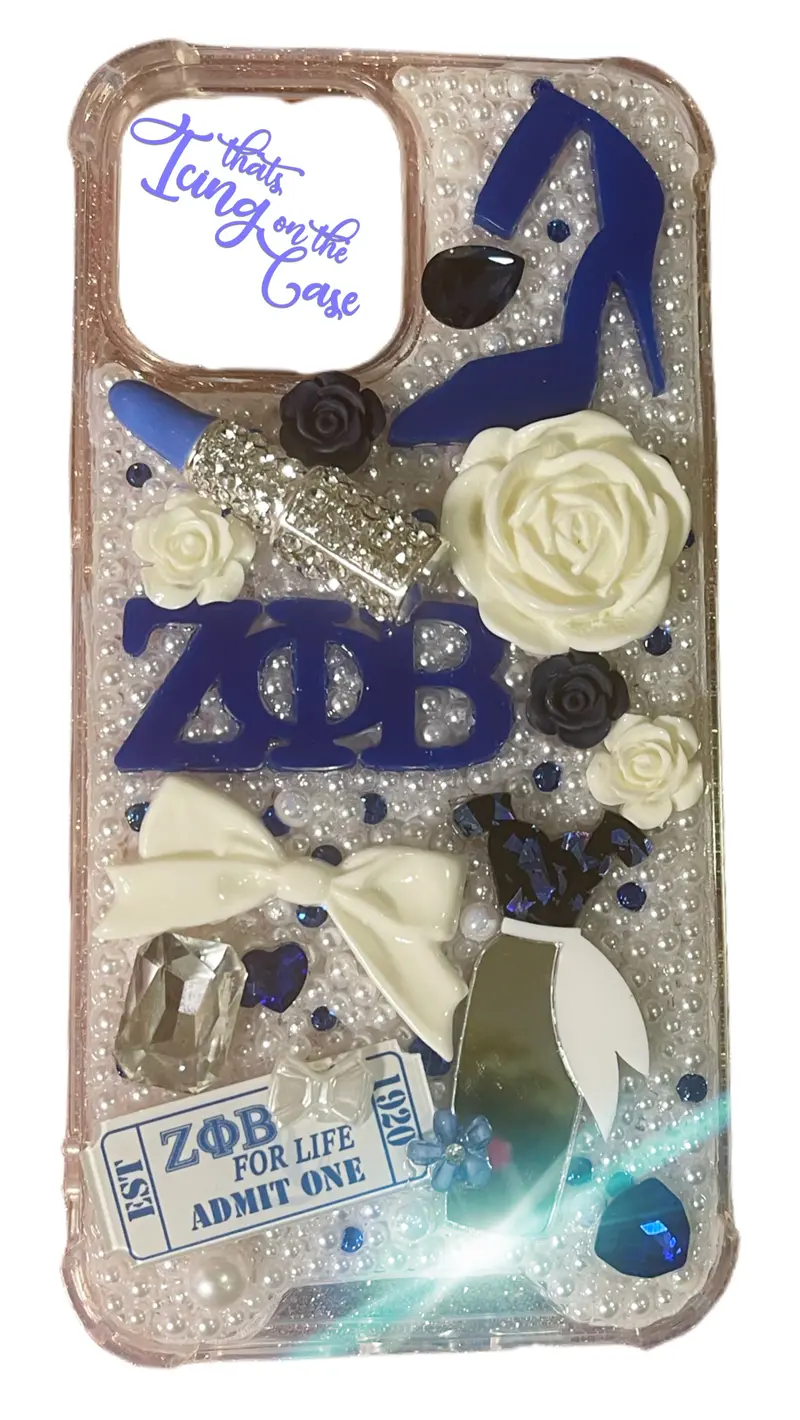 Delicate Pearl-Embellished Snap-On Case With Durable Bumper For Iphone 13 Pro Max 1