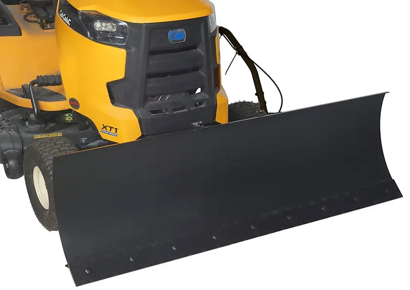 Denali 46-Inch Front-Mount Snow Plow Kit – Compatible With Cub Cadet Xt1/Xt2, Husqvarna, John Deere Lawn Tractors 1