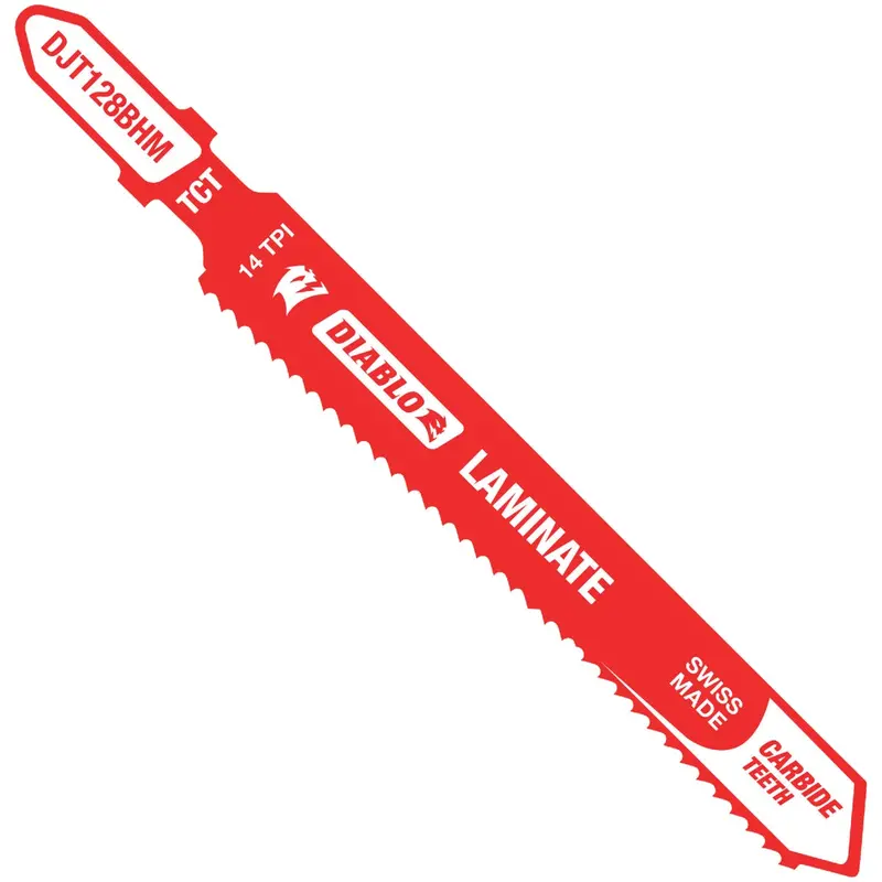 Diablo T-Shank Jig Saw Blade – 3-5/8 Inch, 14 Tpi, Carbide-Tipped For Laminate Cutting 1