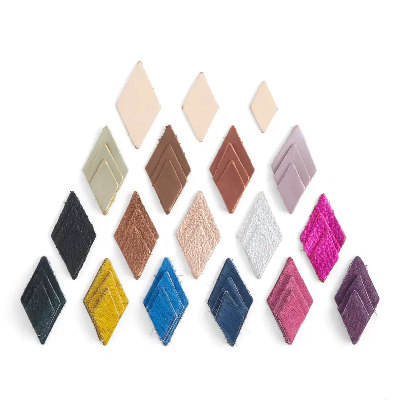 Diamond Mini Shape Punches – 60-Piece Geometric Leather Craft Dies (Final Sale) 1