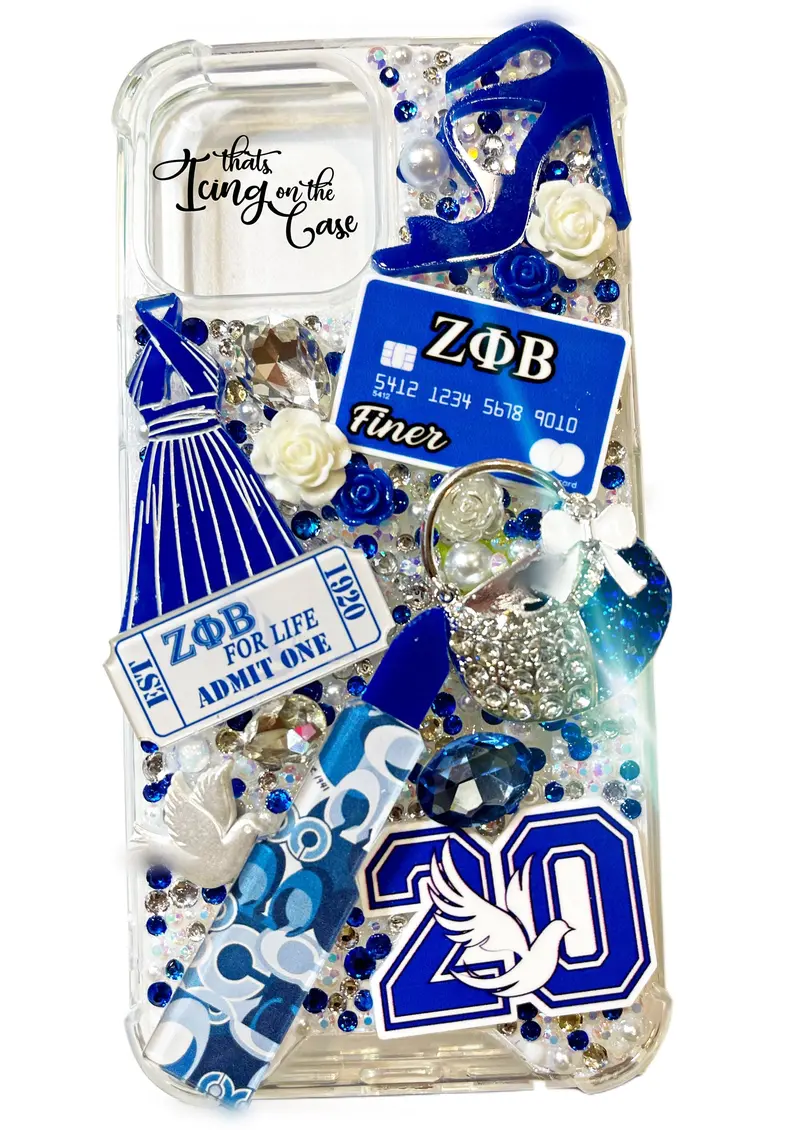 Dove Sorority 'Admit One' Snap-On Case With Protective Bumper For Iphone 13 Pro Max 1