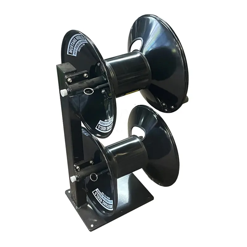 Dual-Tier Stacked Hose Reel System 1