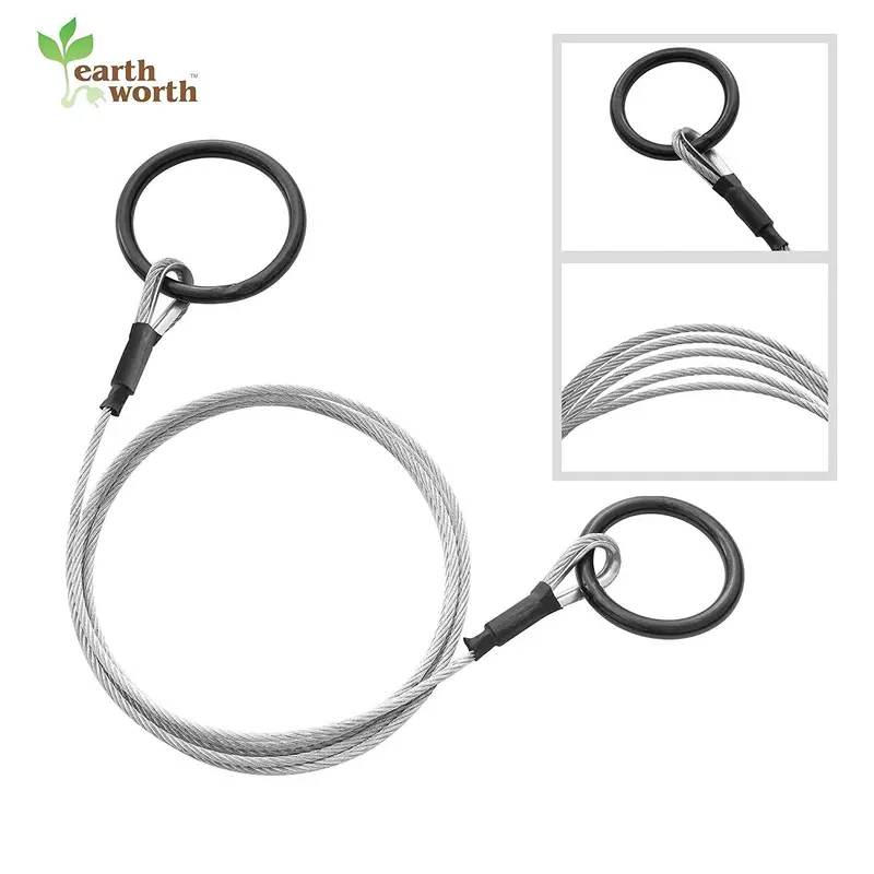 Earth Worth Log Choker Cable – 10-Foot Heavy-Duty Toe Ring For Timber Handling 1