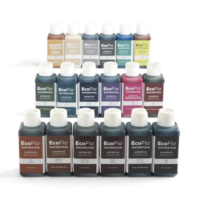 Eco-Flo Water-Based Leather Stain – Eco-Conscious Coloring Solution 1