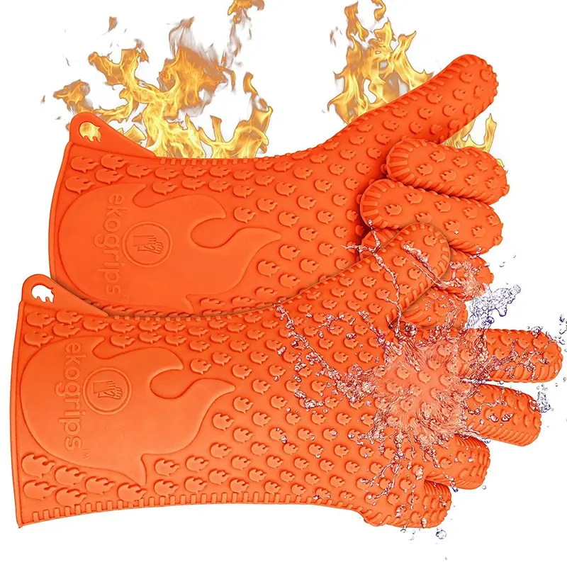 Ekogrips Premium Bbq Oven Gloves – Fully Insulated, Waterproof, And Lifetime-Warranty Grill Mitts With Extended Wrist And Finger Protection 1