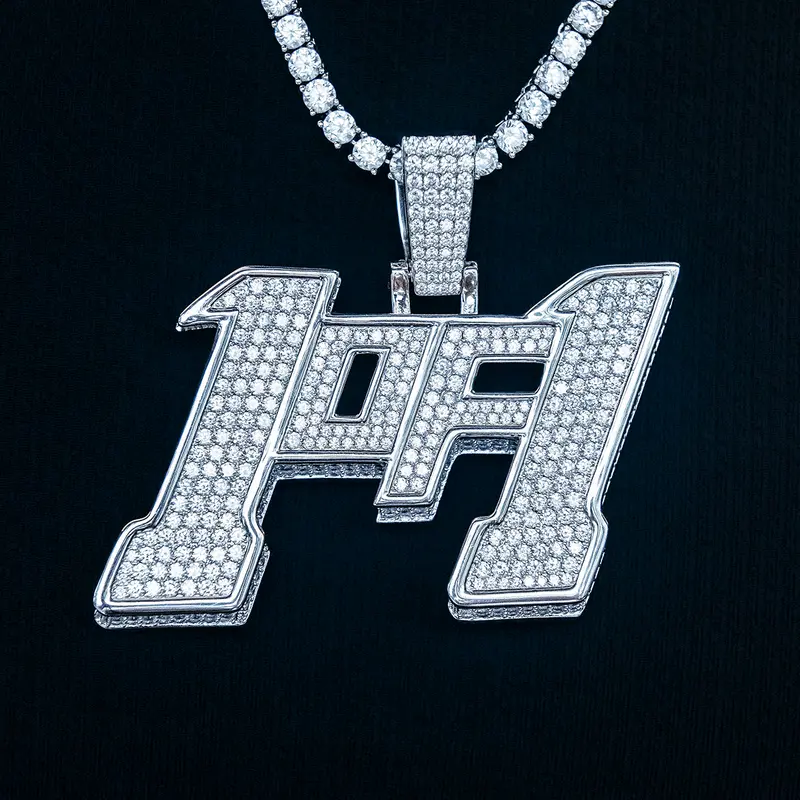 Exclusive One-Of-One Designer Pendant In White Gold 1
